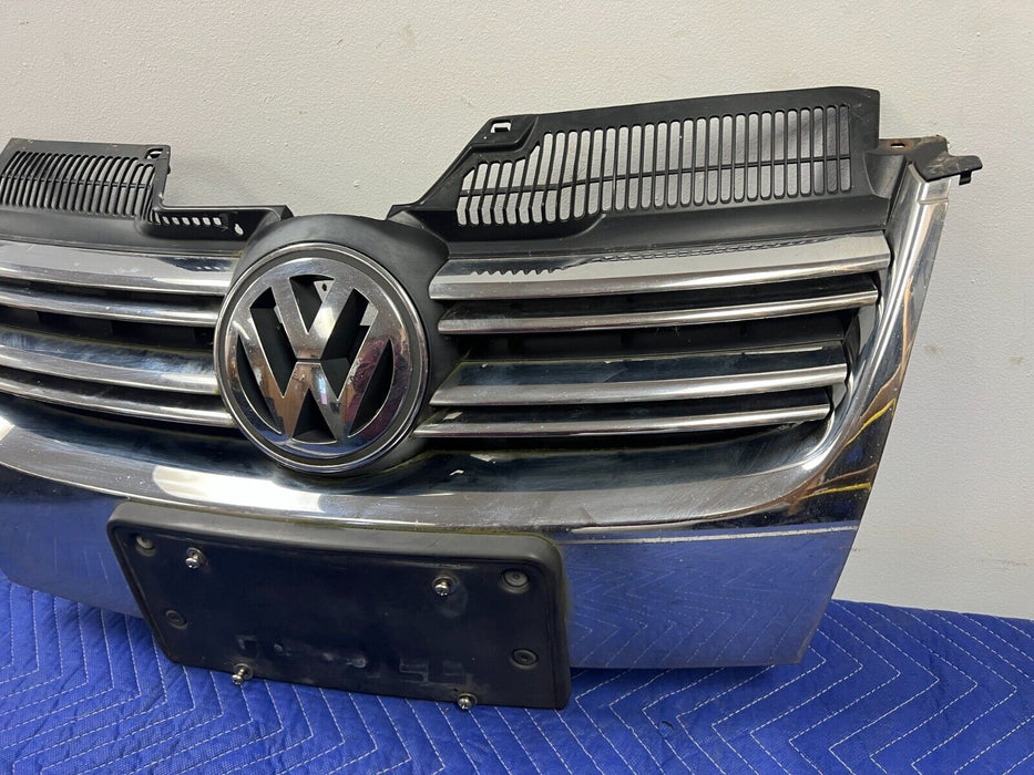 2006-2010 VW Jetta 2.5L Front Upper Radiator Bumper Grille Trim w/Emblem #128MC