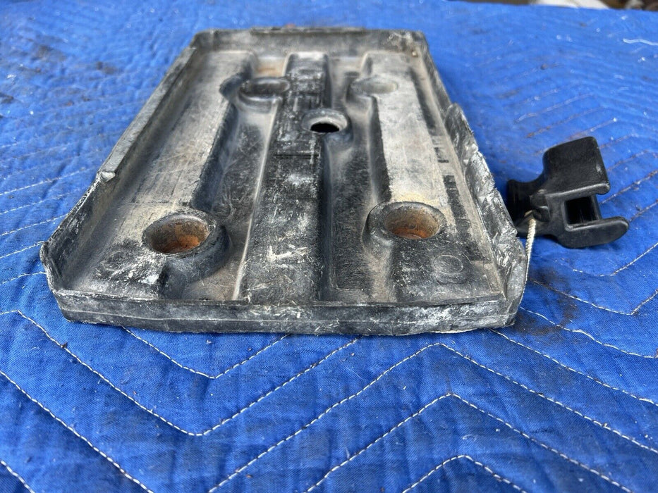 1986-1993 Volvo 240 244 245 Battery Tray 12V Bracket w/Retainer Lock OEM #3777E