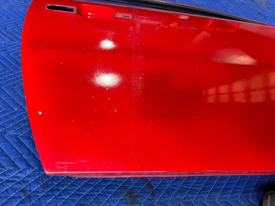 1983-1985 Porsche 944 Front Right Passenger Red Door Assembly Panel OEM #1760EM