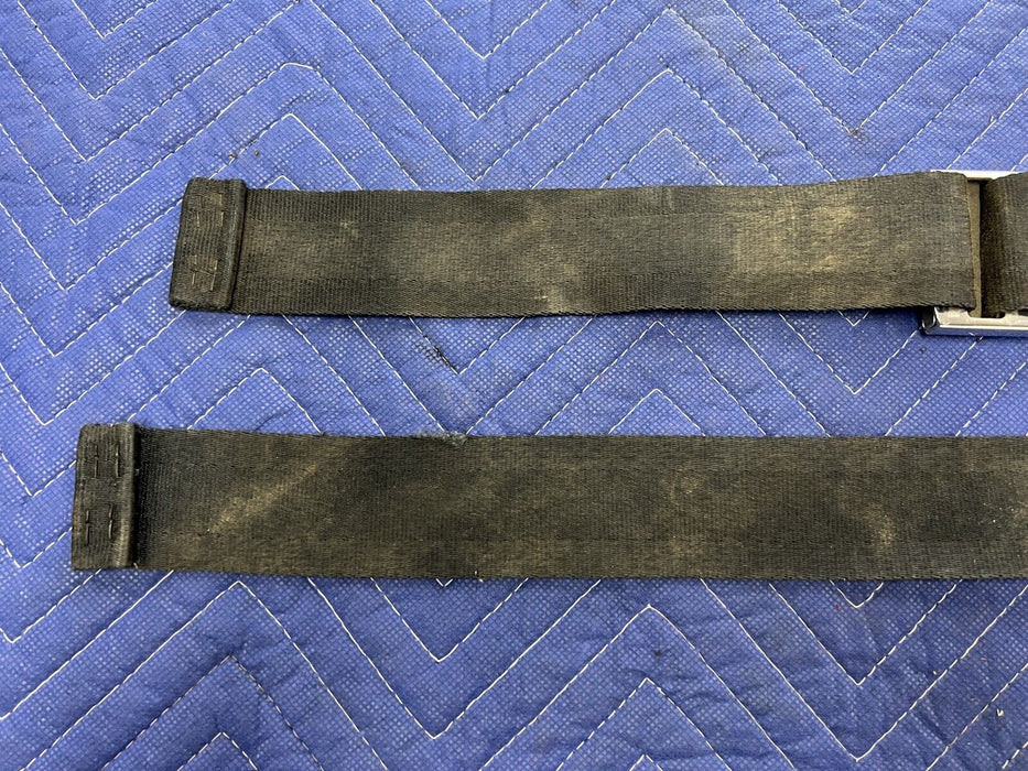 1967-1972 GM Corvette Chevelle Camaro 46E67 Seat Belt Pair & Buckle OEM #3362E