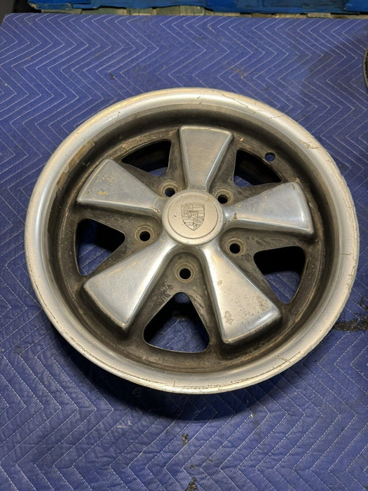 Porsche Genuine Fuchs 911 912 15x6 Wheel 5x130 OEM Deep Offset 91136101206 3368E