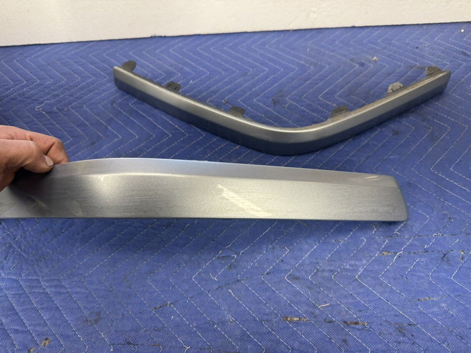 2005-2007 Volvo S60 S60R Rear Bumper L & R Silver Impact Strip Corner OEM #3842E