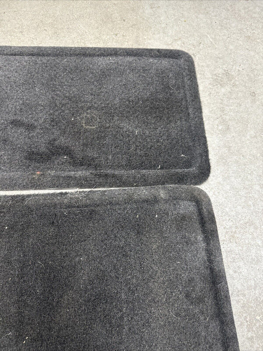 2006-2016 Chevy Impala GM Rear Pair Black Carpet Floor Mats Sedan OEM #3815E