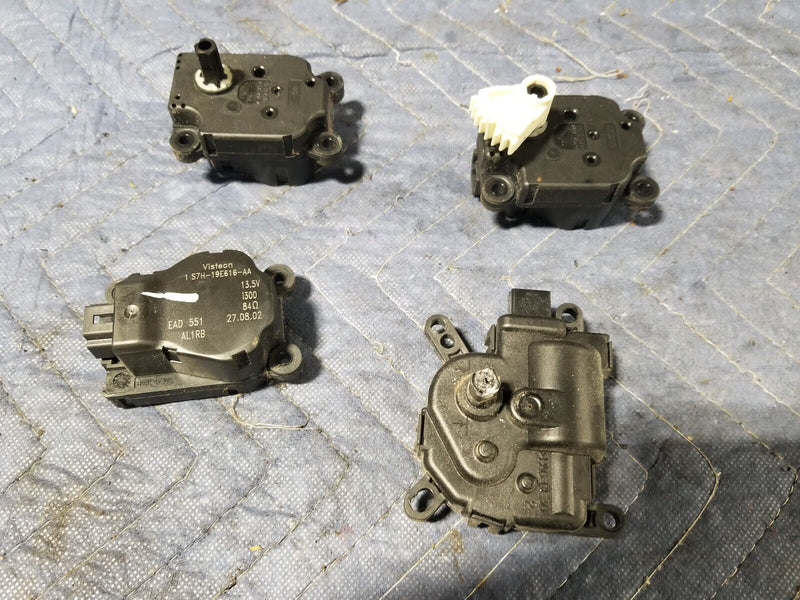 2002-2008 Jaguar X-Type 2.5L Heat AC Vent Door Actuator Set Of 4 OEM #1931E