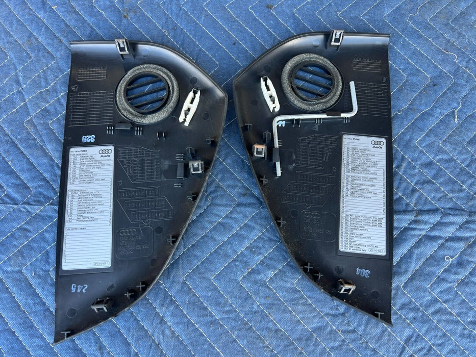 2005-2011 Audi A6 Dash End Trim Left & Right Pair 4F2857085 & 086 OEM #8SB