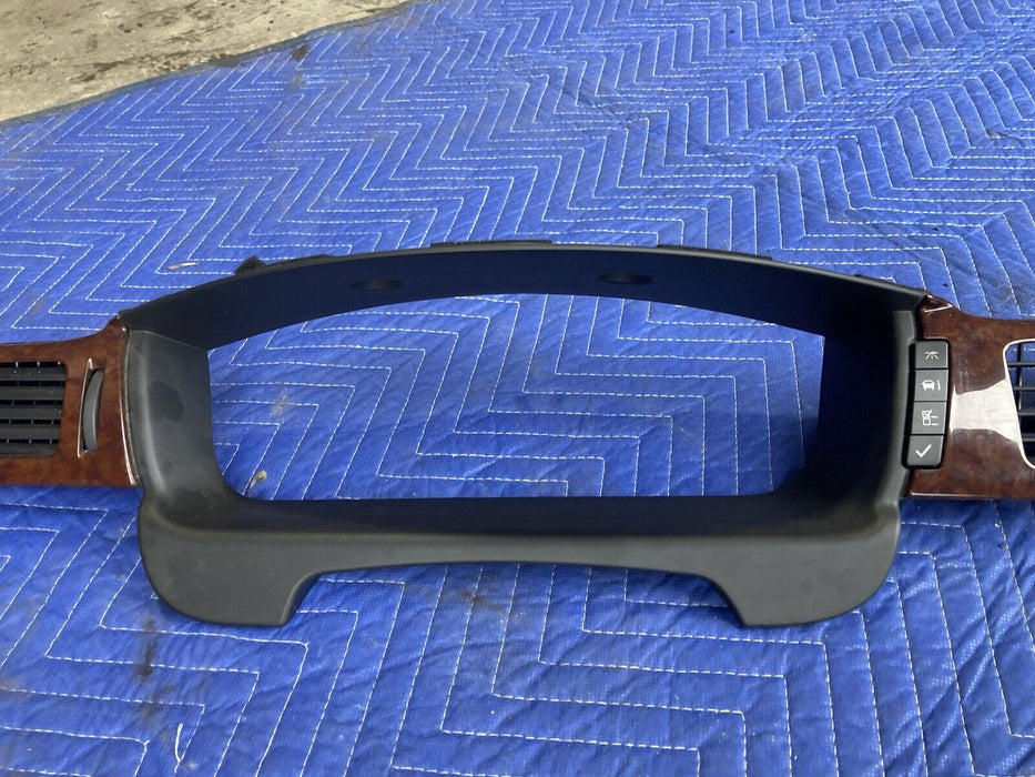 2006-2016 Chevy Impala GM Dash Bezel Wood Trim Panel 15821870 OEM #3106M