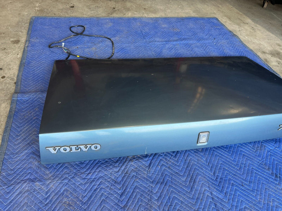 1984-1989 Volvo 740 760 Sedan Blue Metallic Rear Trunk Deck Lid Panel OEM#1710EM