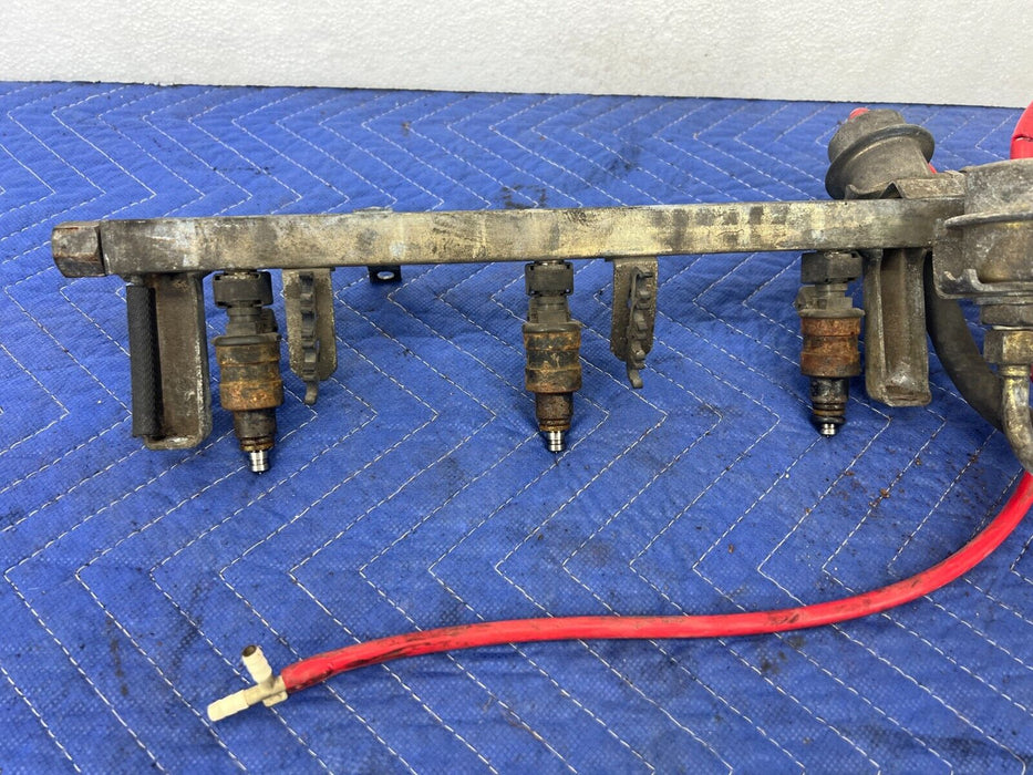 1983-1985 Porsche 944 Fuel Rail Gas Line and Injector Assembly OEM #1828EM