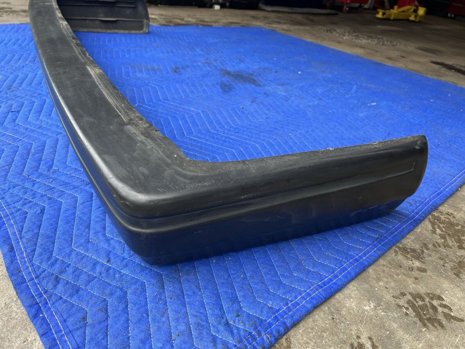 1986-1993 Volvo 240 245 Wagon Rear Bumper Cover Trim Black Plastic OEM #3766E