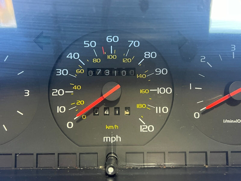 1984-1989 Volvo 740 760 Speedometer Gauge Instrument Cluster 1348961 OEM #1653EM