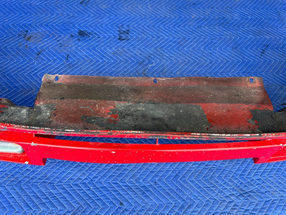 1983-1985 Porsche 944 Red Front Bumper Lower Valence Cover Panel OEM #1858EM