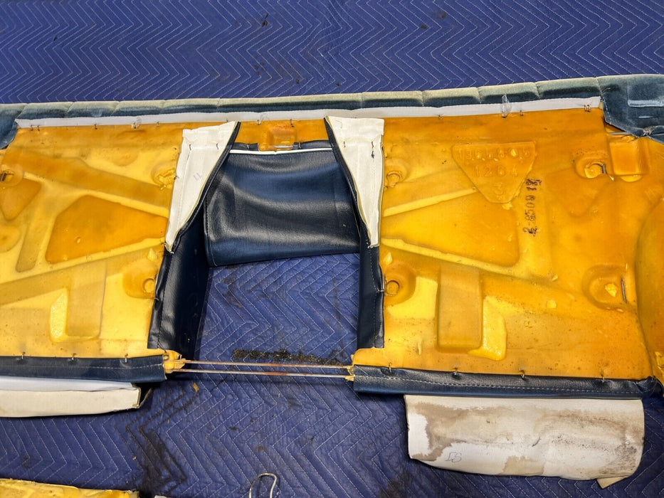 1984-1989 Volvo 740 760 Sedan Blue Cloth Rear Bench Seat 1365805 OEM #1561EM