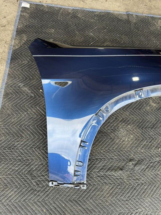 20011-2013 BMW E70 xDrive N55 X5 Passenger Front Fender Deep Sea Blue OEM #3412E