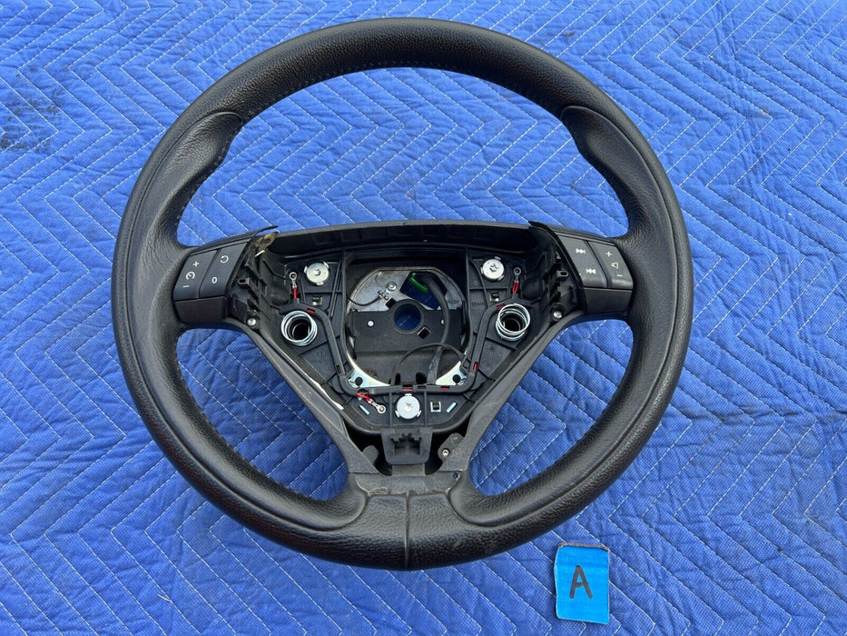 2005-2007 Volvo S60R V70R Steering Wheel Blue Emblem With Controls OEM #1449M