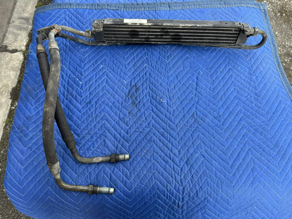 1985-1992 BMW E30 M20 2.5L Engine Oil Cooler Assembly & Lines 1719179 OEM #3345E