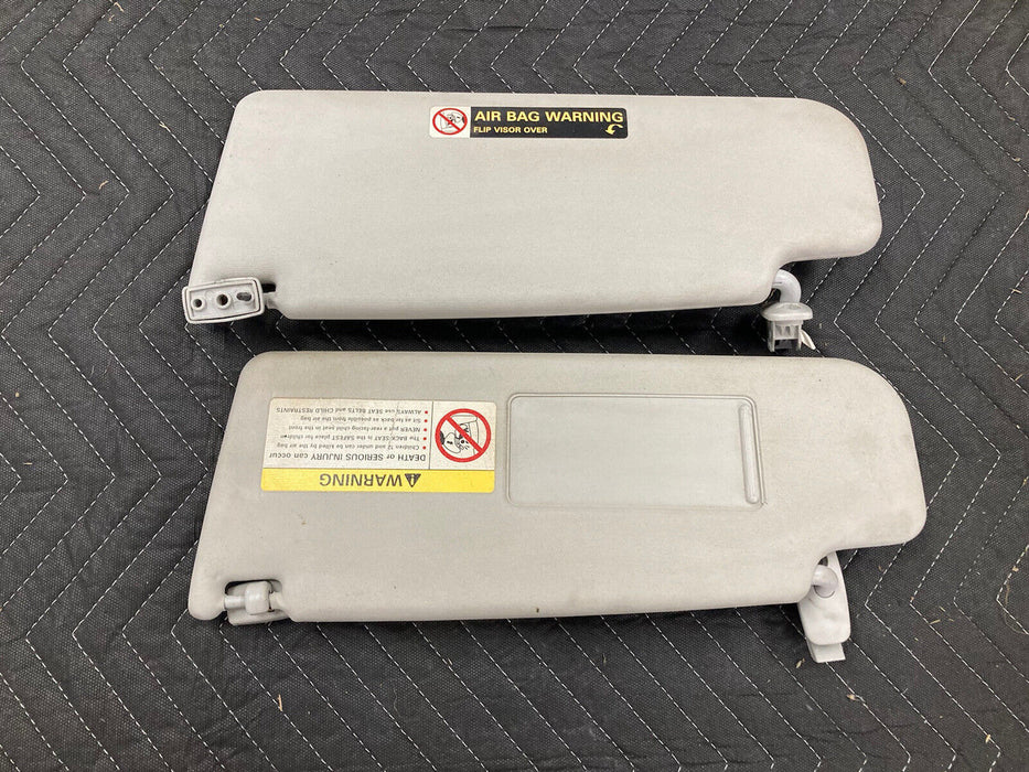 1999-2005 Volkswagen VW Jetta MK4 Sun Visor Pair Left Right Gray OEM #2394M