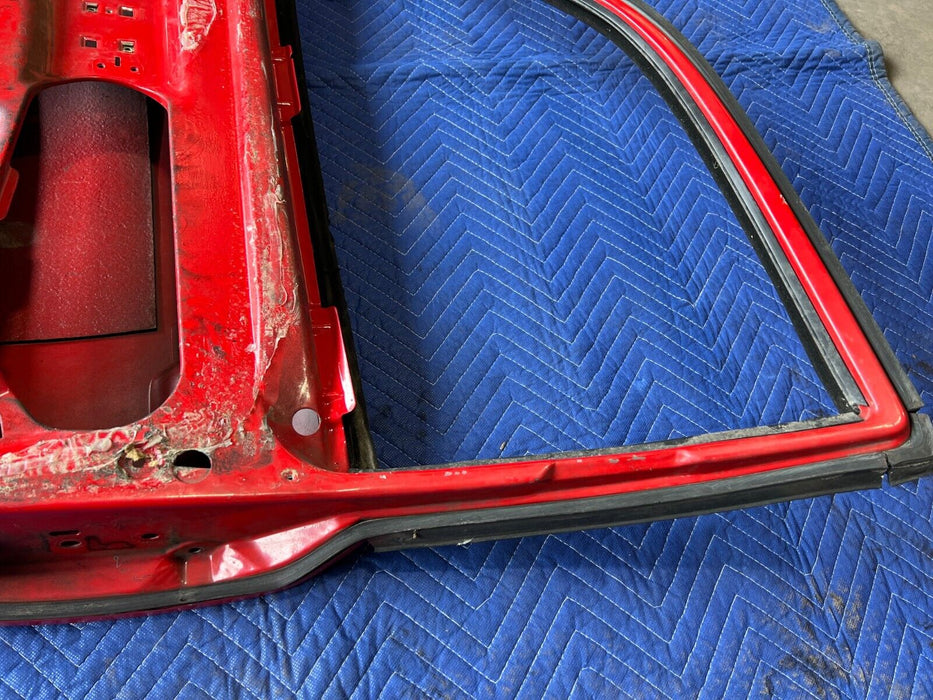 1983-1985 Porsche 944 Front Right Passenger Red Door Assembly Panel OEM #1760EM