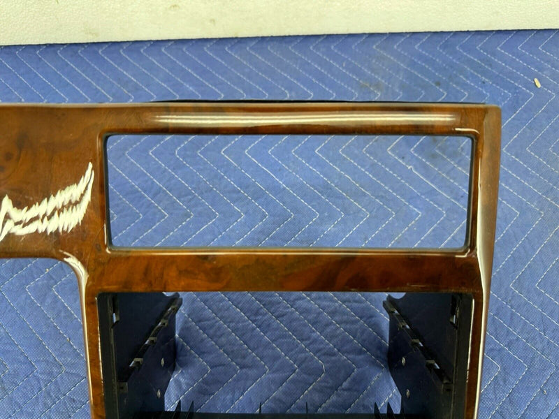 1995-1998 Volvo 960 S90 V90 Dash Wood Trim Climate Surround 9137518 OEM #3820E