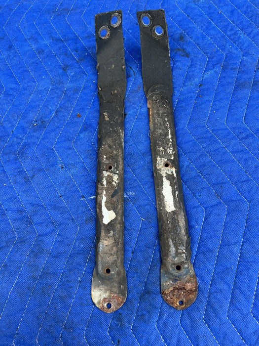 1986-1993 Volvo 240 244 245 Front Bumper Strut Support Bracket Pair  OEM #3714E