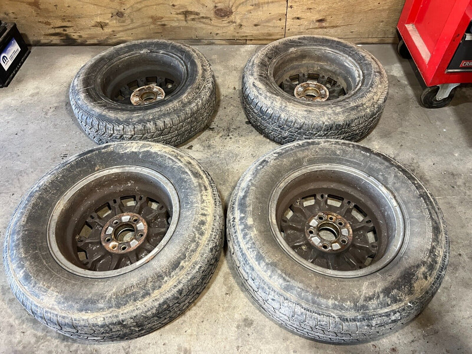 1984-1989 Volvo 740 760 Set of 4 Wheels & Tires 5.5Jx14x25 1329915 OEM #1705EM