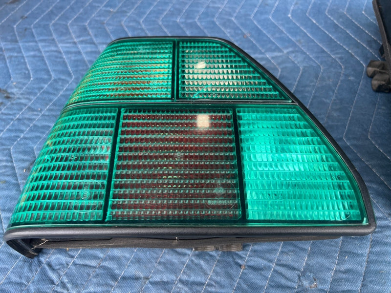 1985-1992 Volkswagen VW Golf Left & Right Green Lens Tail Light Pair OEM #5922EM