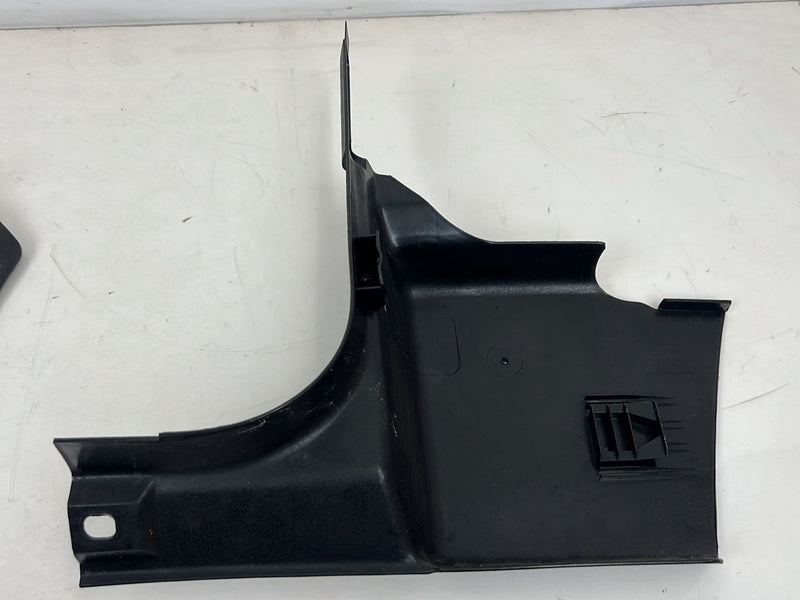 1990-1992 Volvo 740 745 Right & Left Kick Panel Trim Pair Black OEM #5725EM