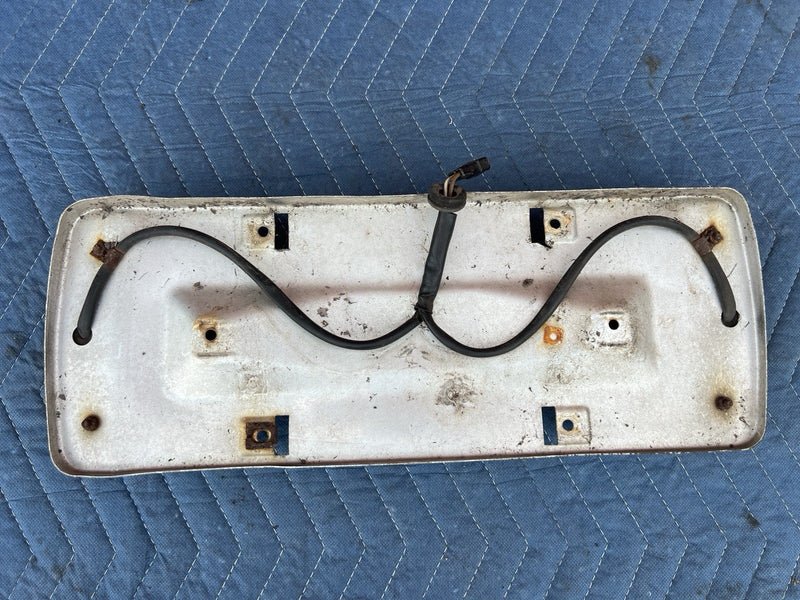 1966-1974 BMW 2002 Tii Ti E10 Lighted License Plate Holder OEM #3917M