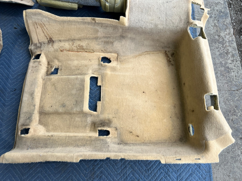 1998-2003 Mercedes W210 E320 Wagon Molded Carpet Full Set Tan OEM #4738EM