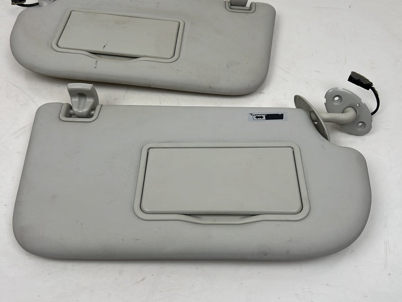 2013-2019 Ford Escape Illuminated Sun Visor Pair w/ Clips Beige OEM #5448EM