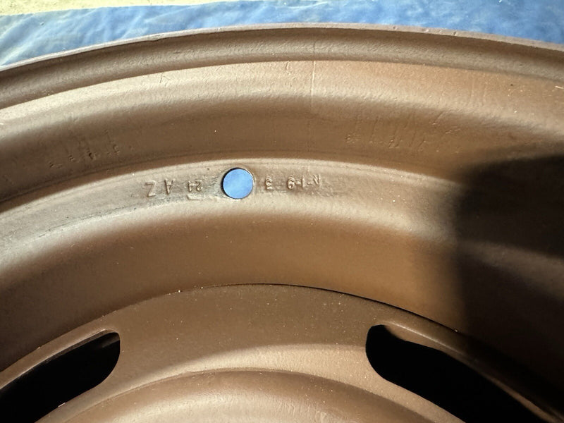 1969 Corvette C3 Staggered 15x7 15x8 Rally Wheel Set Of 4 Dated OEM #4382E