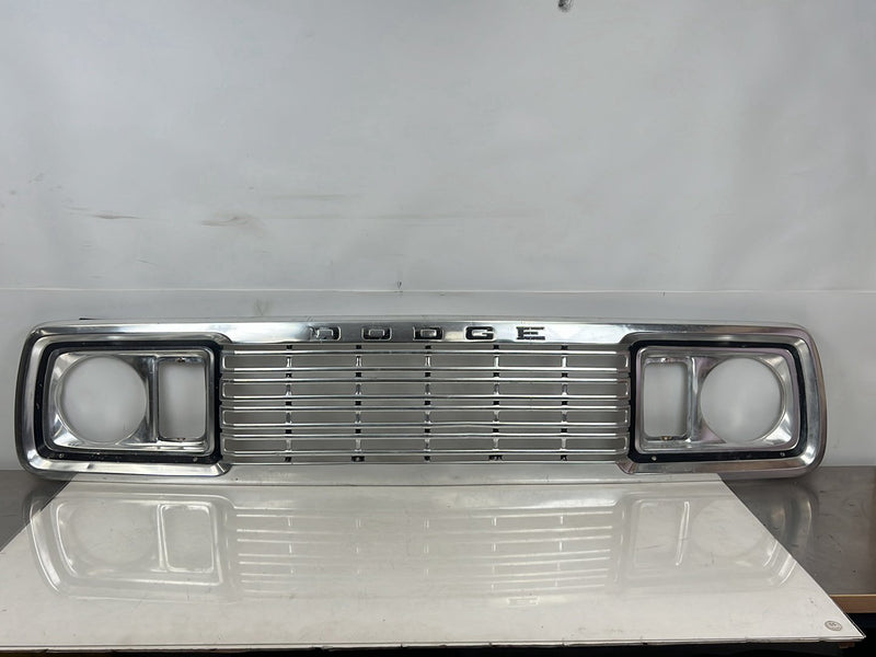 1977-1978 Dodge Truck Tin Front Grille D150 Pickup Aluminum Trim OEM ##6063EM