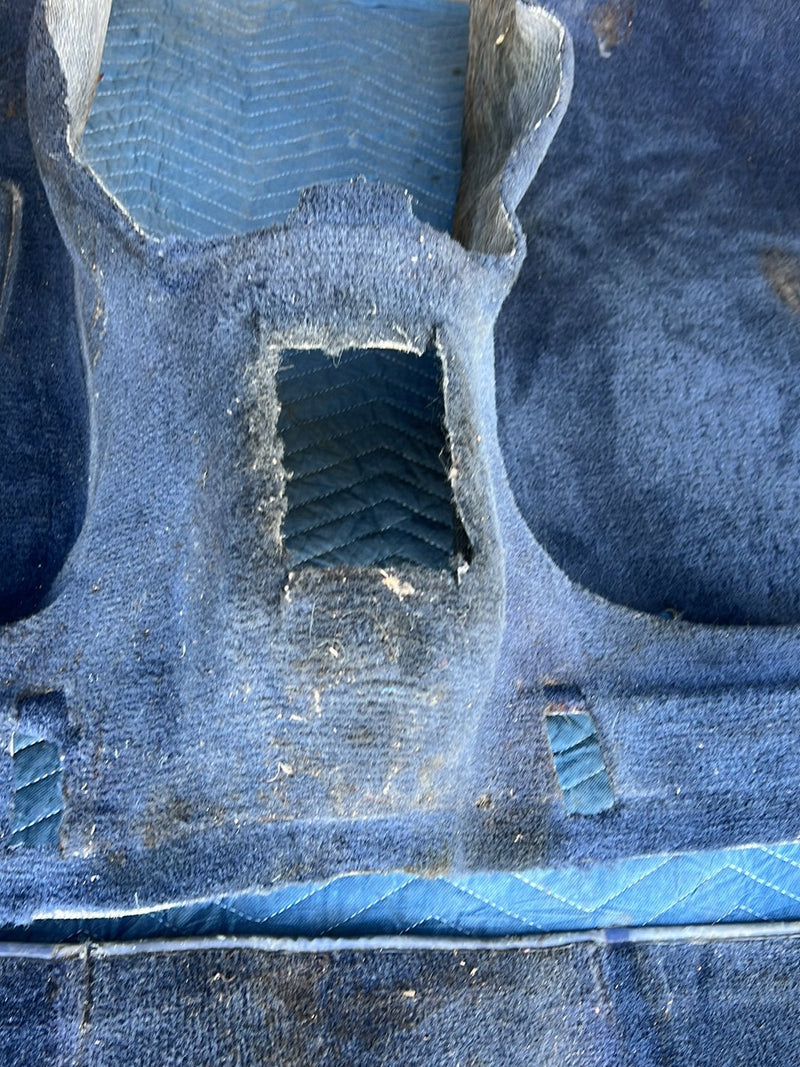 1975-1980 Volvo 244 240 Sedan Only Blue Molded Carpet Set Front Rear OEM #5403EM