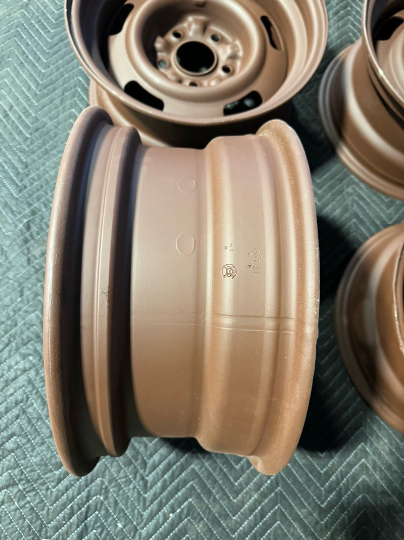 1969 Corvette C3 Staggered 15x7 15x8 Rally Wheel Set Of 4 Dated OEM #4382E