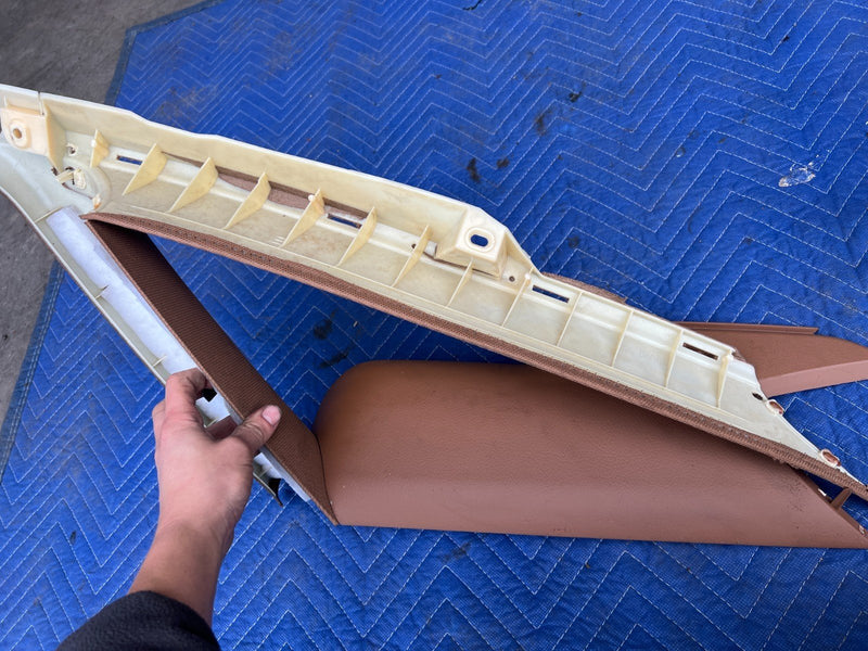 2005-2011 Audi A6 Rear Right & Left C Pillar Trim Pair Amaretto OEM #3402EM