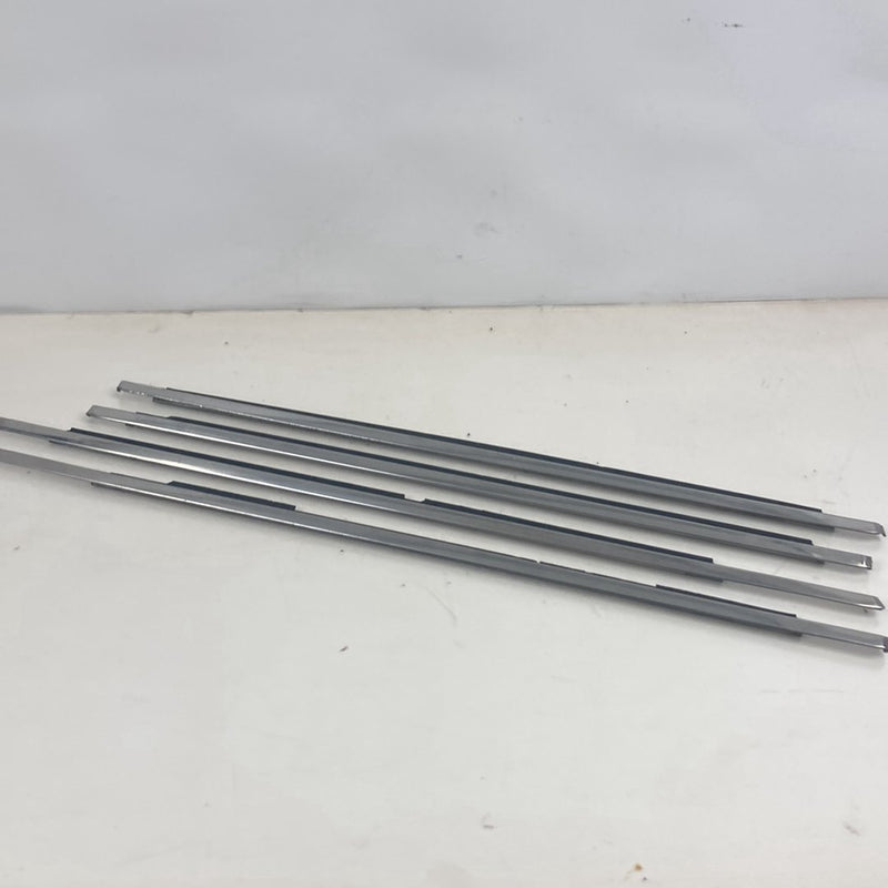 1975-1980 Volvo 244- Window Scraper Set of 4 Chrome Trim OEM #4902M