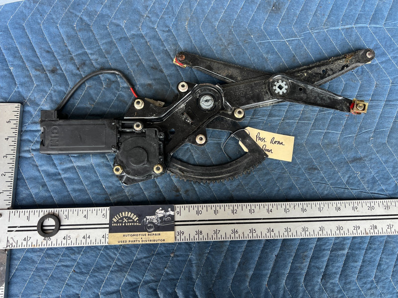 1989-1995 Volvo 740 940 Sedan Rear Passenger Window Regulator Motor OEM #3837EM