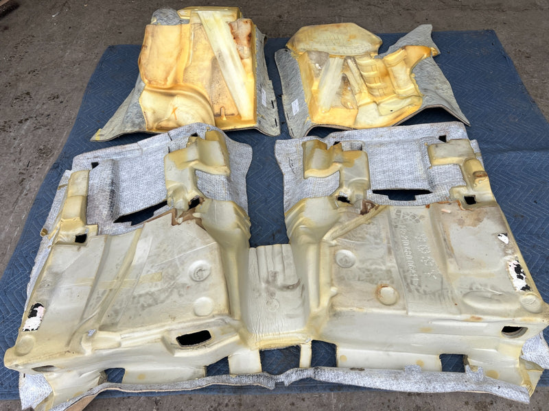 1998-2003 Mercedes W210 E320 Wagon Molded Carpet Full Set Tan OEM #4738EM