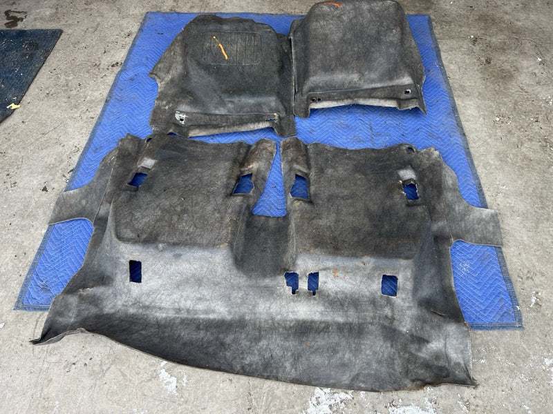 1993-1997 Volvo 850 850R Charcoal Molded Floor Carpet Set Wagon Only OEM #4426E
