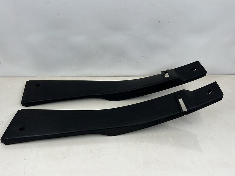 1990-1992 Volvo 740 745 940 Left & Right B Pillar Trim Pair Black OEM #5865EM