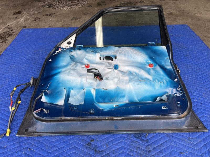 1986-1993 Volvo 240 244 245 Passenger Front Door Right Complete Blue OEM #3753E