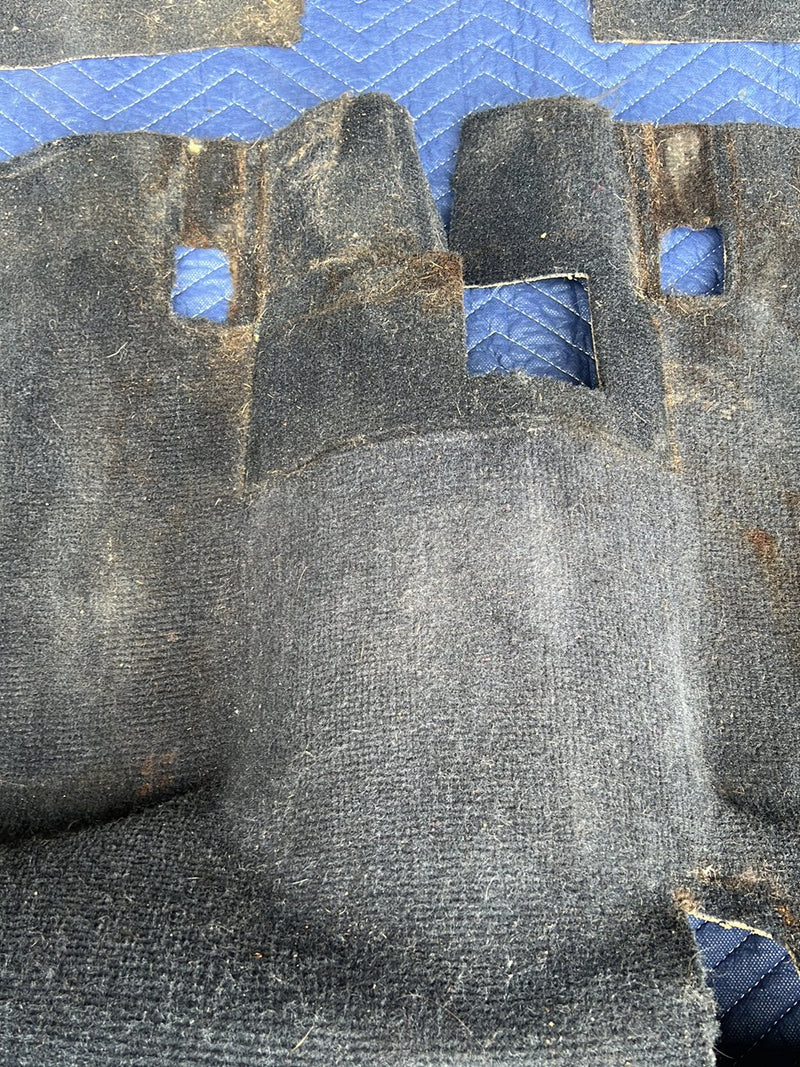 1990-1992 Volvo 740 745 940 Wagon Only Molded Carpet Set Black OEM #6001EM