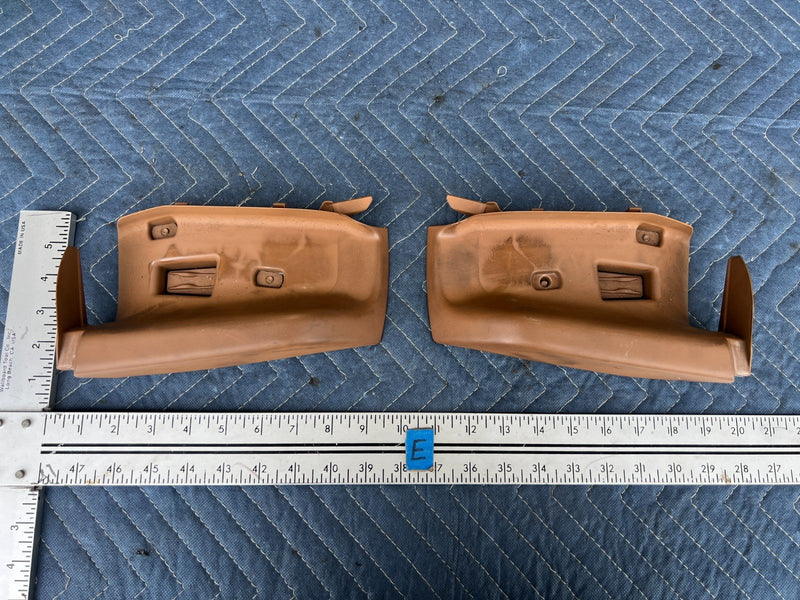 2005-2011 Audi A6 Rear Right Left Seat Belt Guide Cover Trim Amaretto OE #3404EM