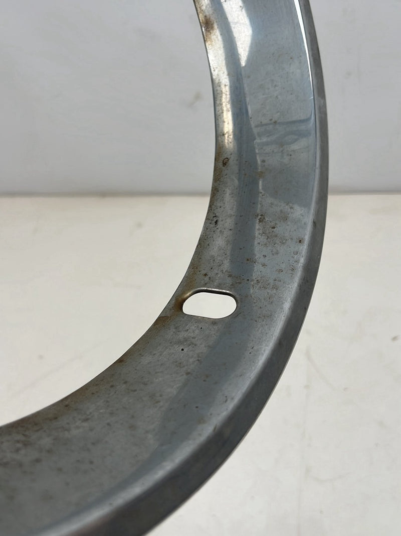 1975-1980 Volvo 244 240 14” Steel Wheel Trim Ring Chrome OEM #5401EM