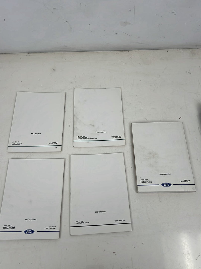 1998 Ford Ranger Owners Manual User Guide Booklet w/ Case OEM #6011EM