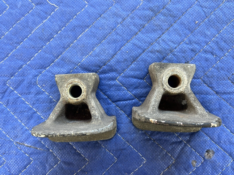 1975-1993 Volvo 240 242 244 245 Rear Caliper Impact Bumpers L & R OEM #3850E