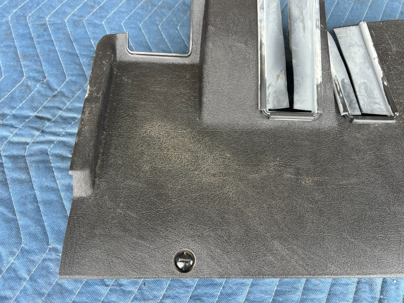 1989-1995 Volvo 740 940 Sedan Lower Dash Driver Kick Panel Trim Gray OEM #3680EM