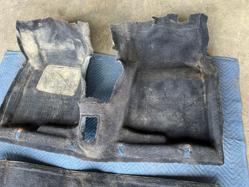 1986-1993 Volvo 240 245 *Wagon Only* Full Molded Carpet Set Black OEM #4144EM