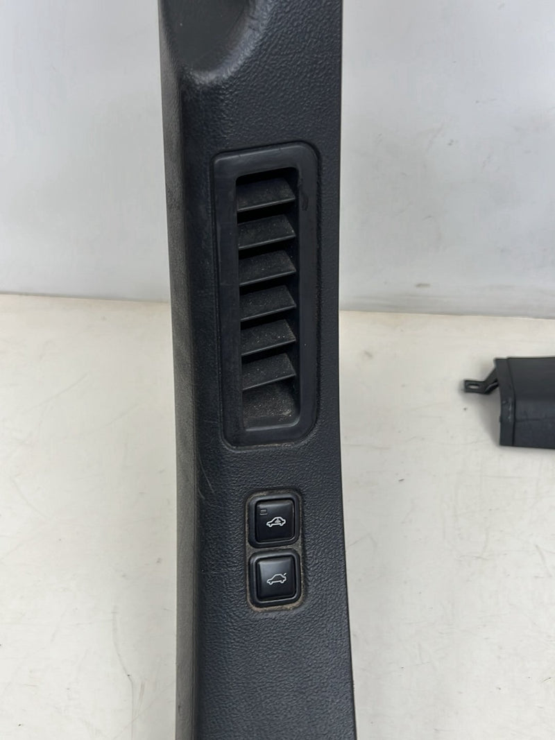 1996-2003 Audi S8 D2 A8 Right & Left B Pillar Trim Pair Black OEM #6374EM