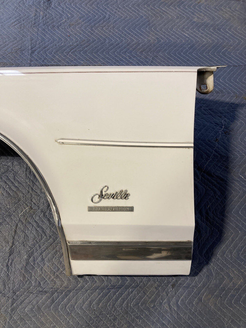 1976-1979 Cadillac Seville Driver LH Left Front Fender White Sedan OEM #1743M