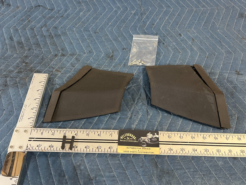 1986-1995 Mercedes 300D W124 Right & Left Dash Speaker Cover Pair OEM #2787EM